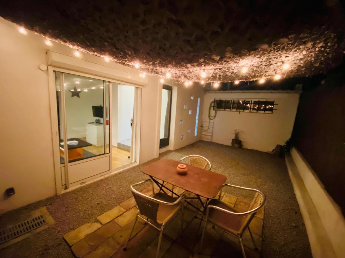 Grand Studio De 38M2 Et Cour Independante De 25M2 Dont Wifi Et Netflix Apartment Montpellier Exterior photo